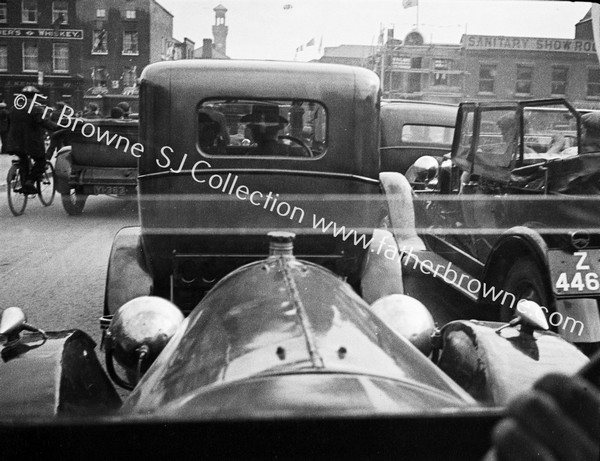 TRAFFIC JAM (COULD THIS BE CORK?) (SANITARY SHOWROOM SIGN)